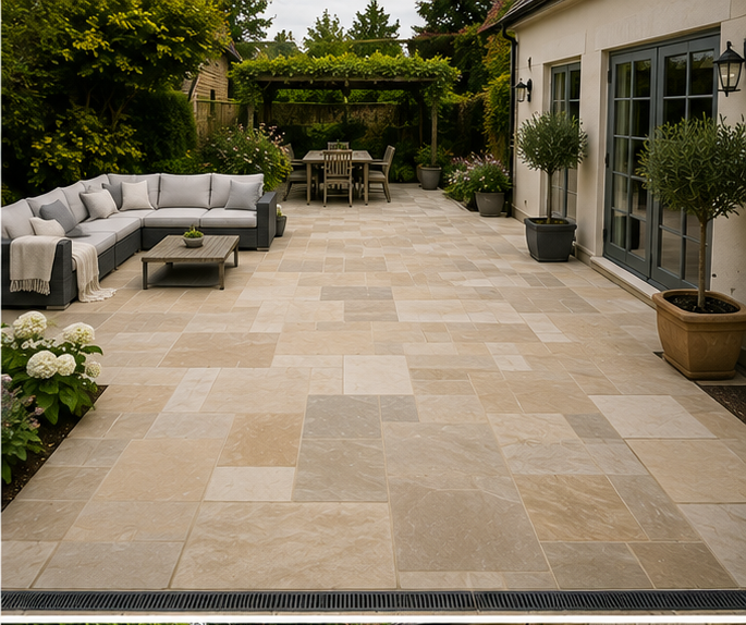 Limestone Paving in South Wales