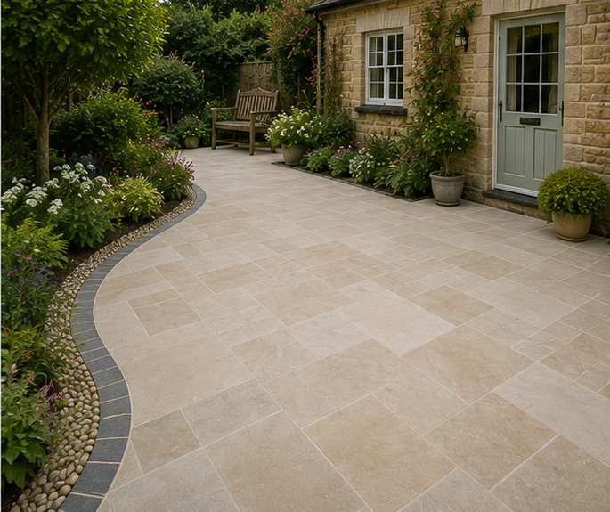 Limestone Paving in South Wales