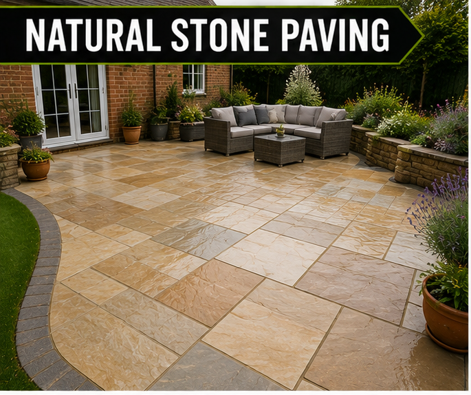 Natural Stone Paving in South Wales