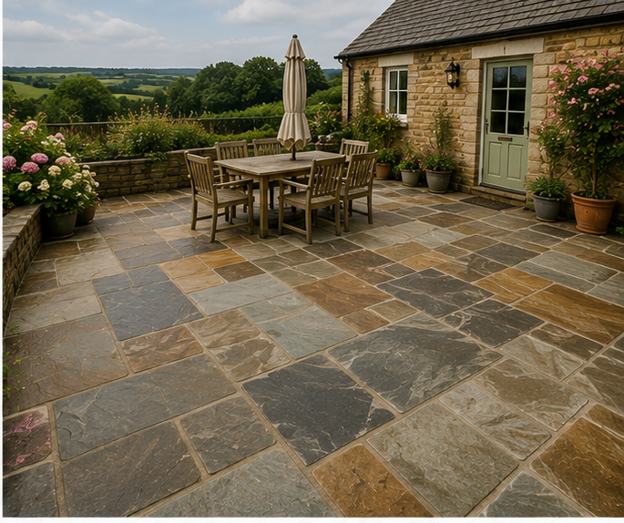 Natural Stone Paving in South Wales