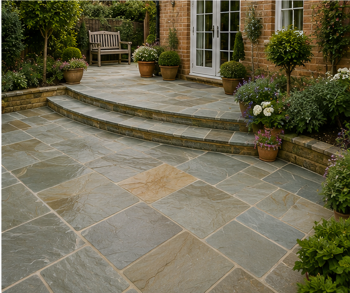 Natural Stone Paving in South Wales