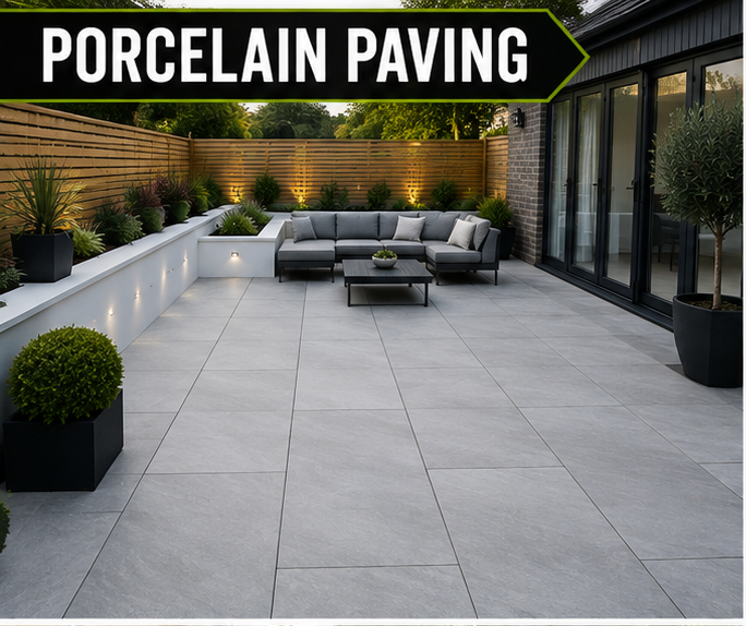 Porcelain Paving in South Wales