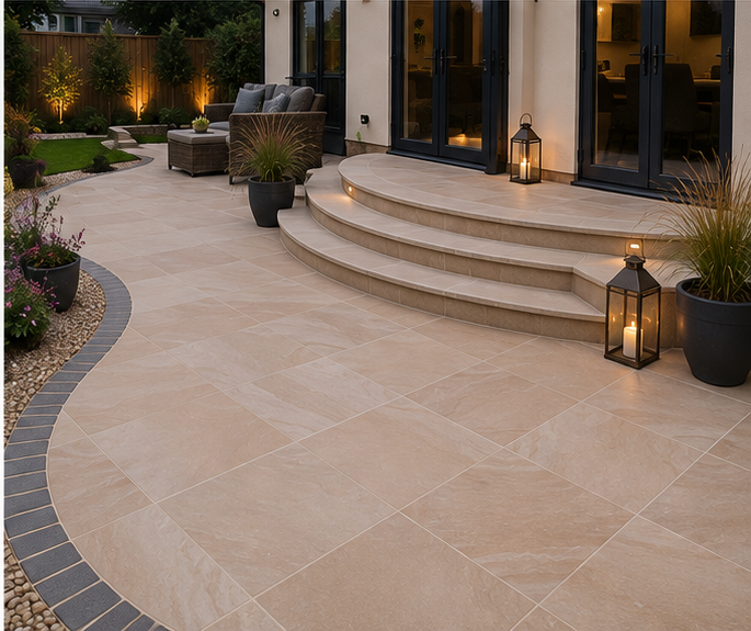 Porcelain Paving in South Wales
