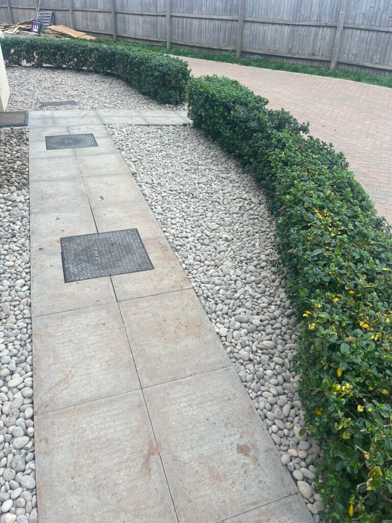 low maintenance garden landscaping in newport
